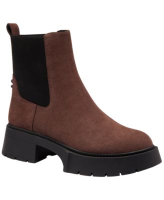 COACH - Women's Leah Platform Pull-On Chelsea Booties