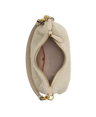 Juliet Small Shearling Shoulder Bag 25