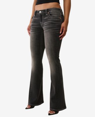 Women's Joey Flare Low Rise Flare Flap Jeans