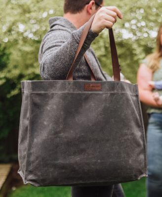Market Waxed Canvas 14.75" Travel Tote
