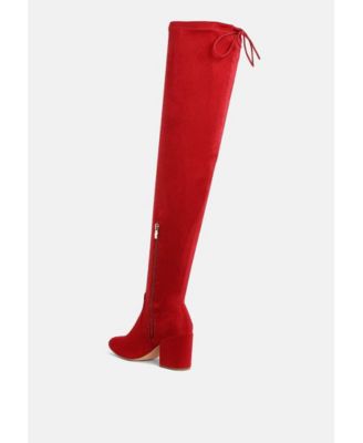 Womens Liama Minimal Drawstring Detail Knee-High