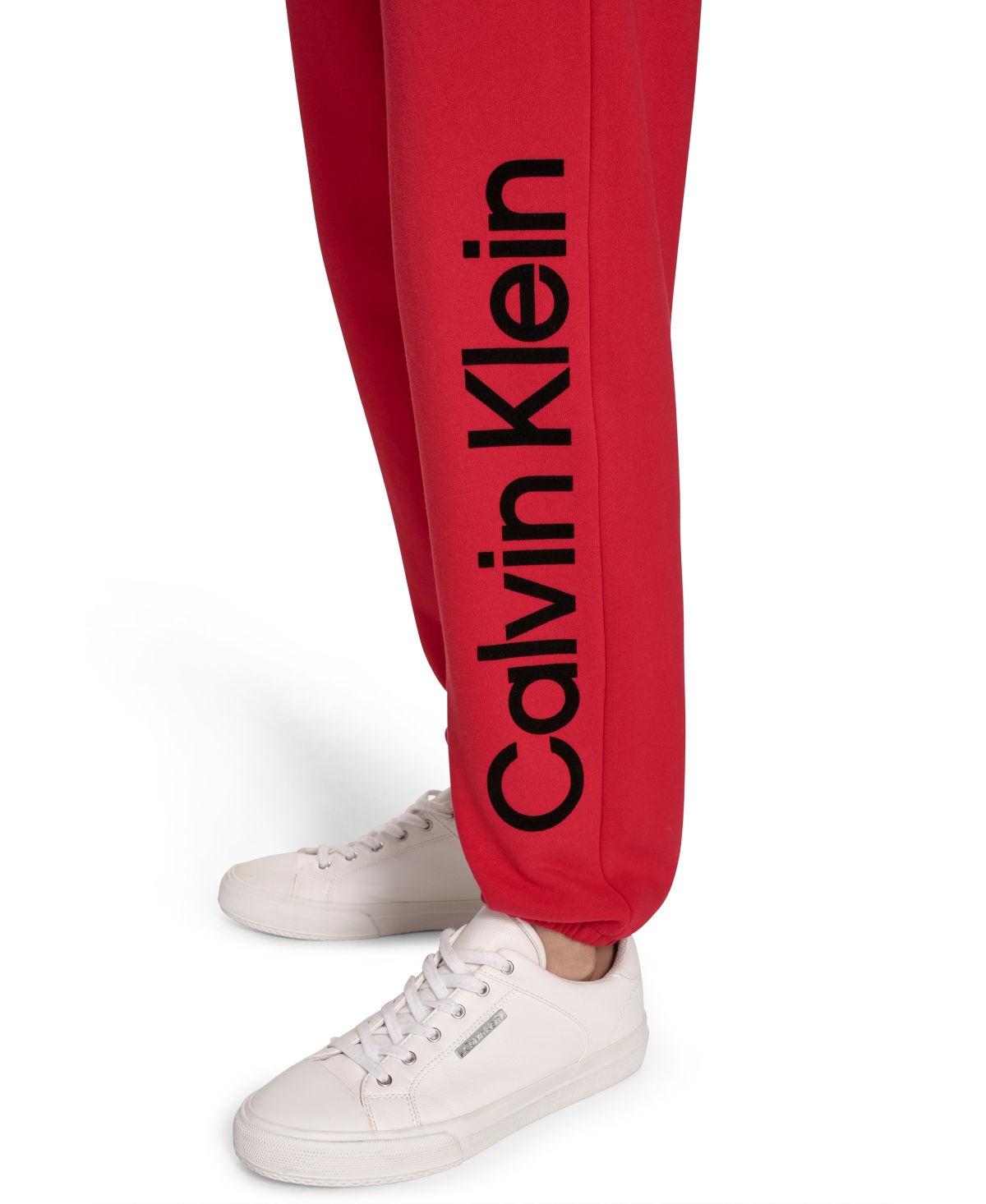 Calvin Klein Women's Performance Flocked Logo Jogger Sweatpants