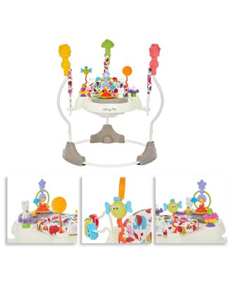 Zany 2-in-1 Baby Activity Center and Bouncer in Elephant Print