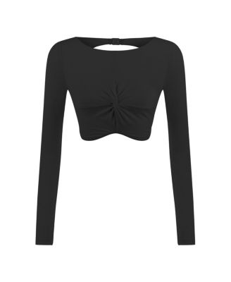 Women's Crop Top with Knot