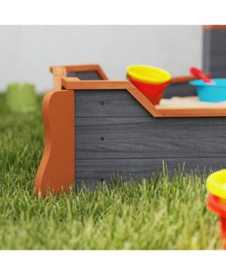 62 in. Wooden Kids box with Bottom Liner, Seats, Storage,