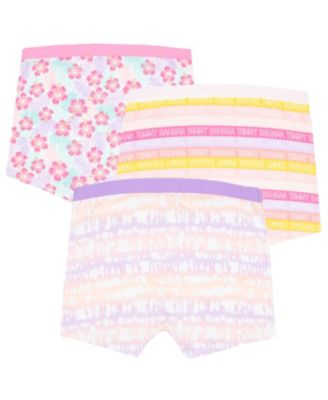 Girls Little/Big 3 Pack Boxer Shorts