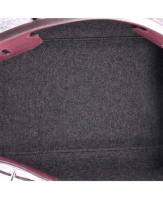  40 Go Team HAC Birkin Bag Felt and Togo with Palladium Hardware