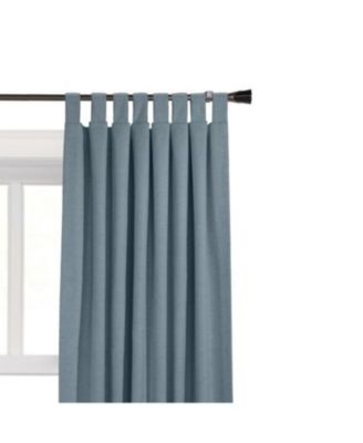 Commonwealth Ventura Tab Top Dressing Window Curtain Panel Pair - 52"x63", Blue