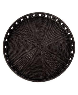 Artifacts Trading Company Rattan Round Tray – Inna Design Serveware