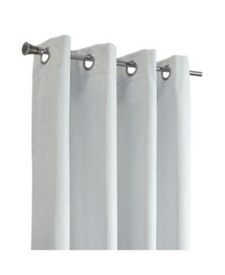Marissa Blackout UV Protection Grommet Curtain Panel for Windows 52" x 84" Light Grey
