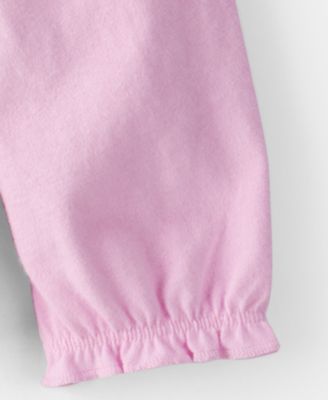 Girls' Toddler 2T-5T Long-Sleeve Metallic Graphic T-Shirt