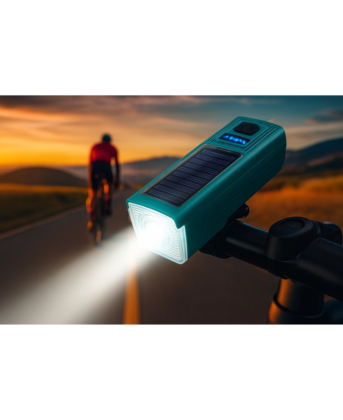 Seamless Outdoors Bike Mount Light with Powerbank and Horn