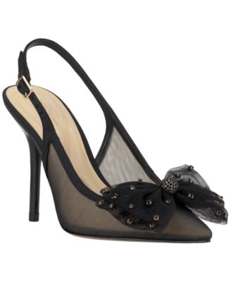 Women's Lavilra Bow Mesh Slingback Pumps