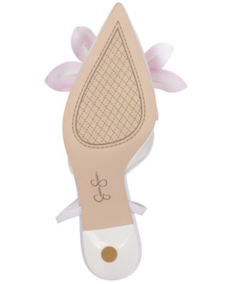 Women's Vilyria Orchid Embellished Mid-Heel Pumps