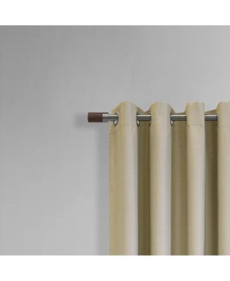 Newberry Blackout Window Treatment Grommet Curtain Panel for Bedroom Livingroom 52" x 95" Linen