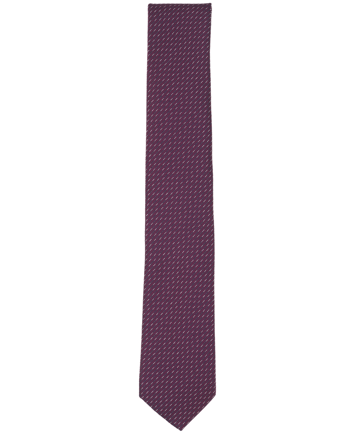 Alfani Men's Regent Stripe Solid Tie, Macy's Exclusive In Purple