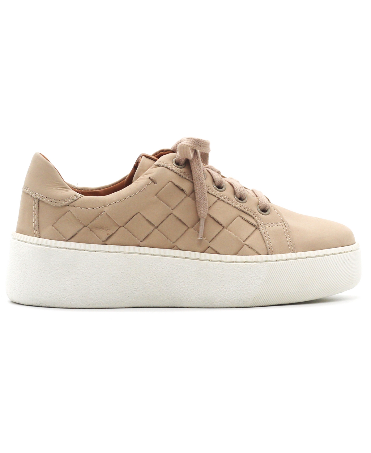 Gentle Souls Women's Kindy Woven Round Toe Sneakers In Brown