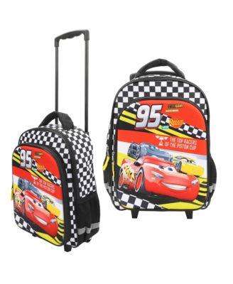Cars Pixar Cars Lightning McQueen 95 16" Rolling Travel Backpack