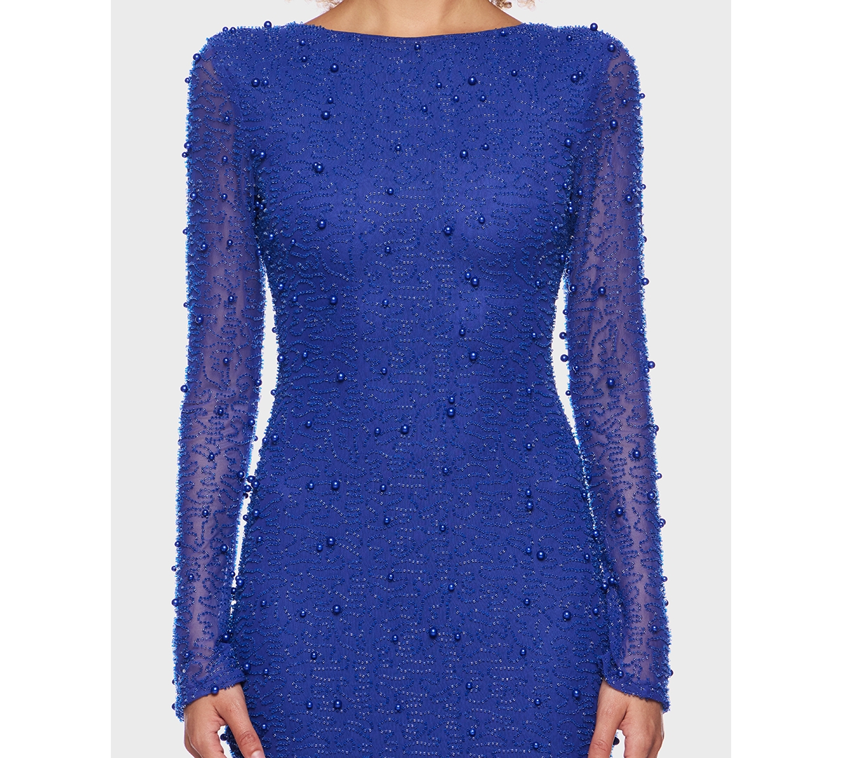 Alex & Sophia Juniors' Long-Sleeve Bodycon Dress