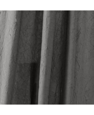 Portland Crushed Taffeta Rod Pocket Tailored Panel - 48" x Grey