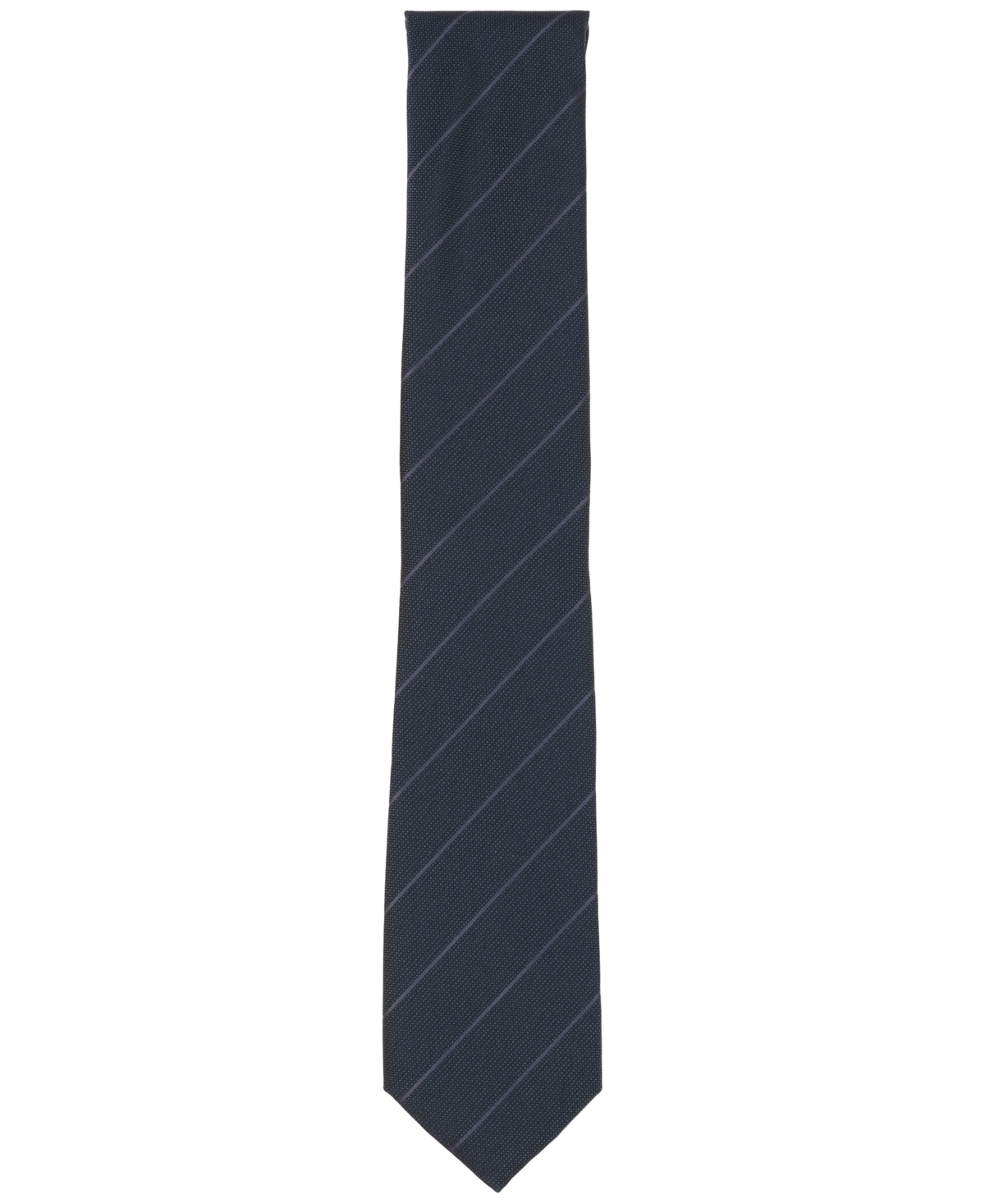 Alfani Men's Knighton Stripe Tie, Created For Macy's In Black
