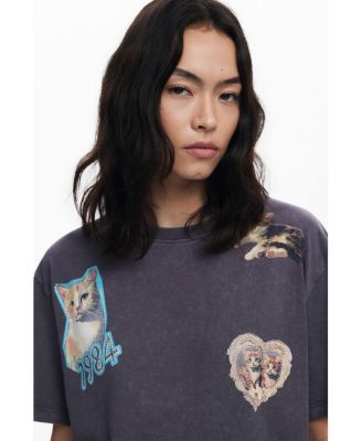 Women's Printed Crop T-Shirt