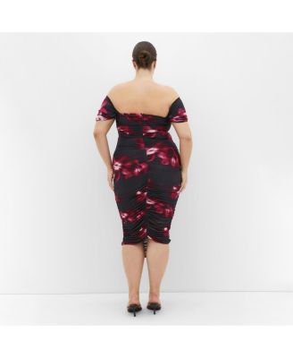 Plus Size Jazmin Print Dress