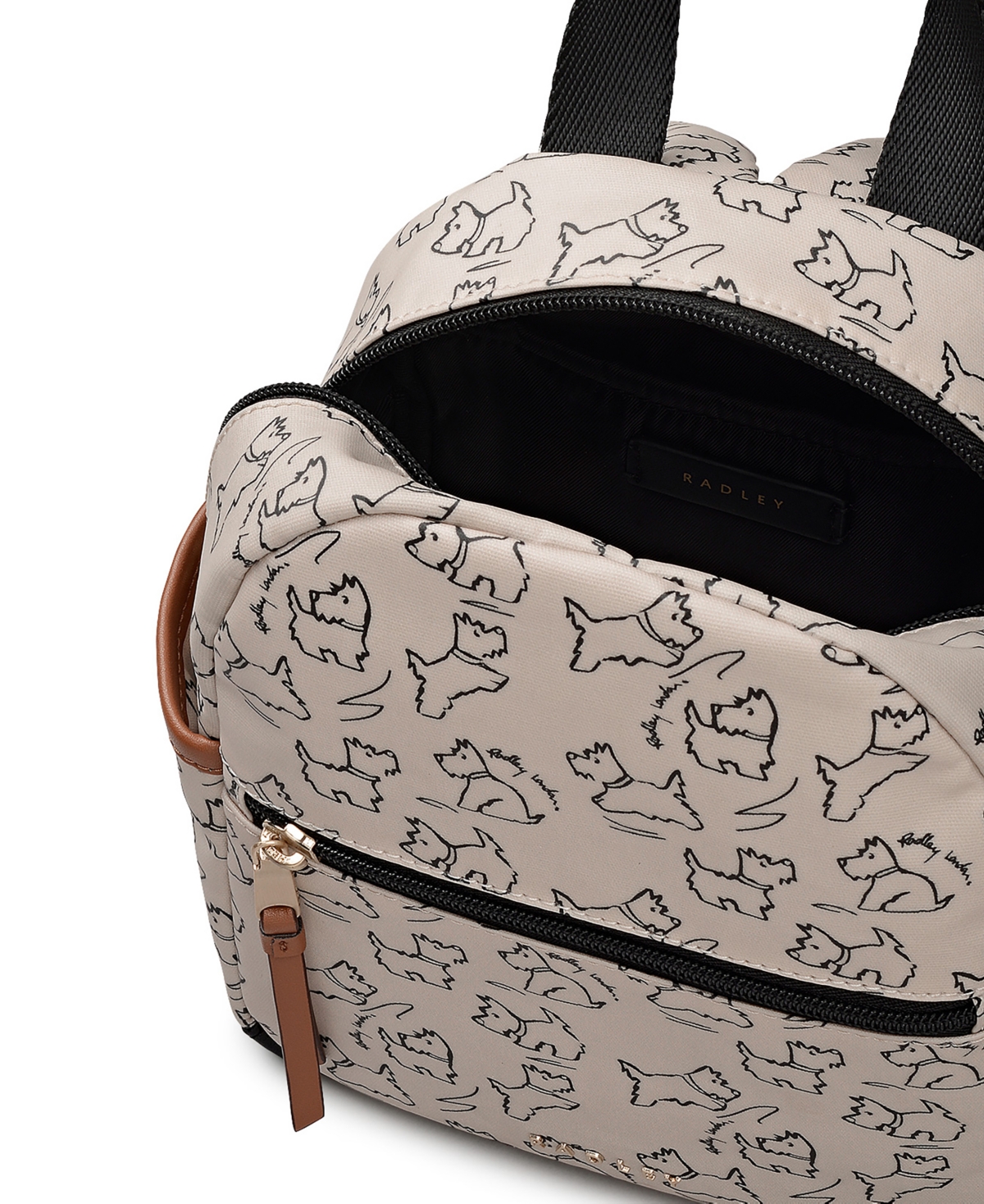 Radley London Sketch Street Mini Zip Top Backpack In Brown