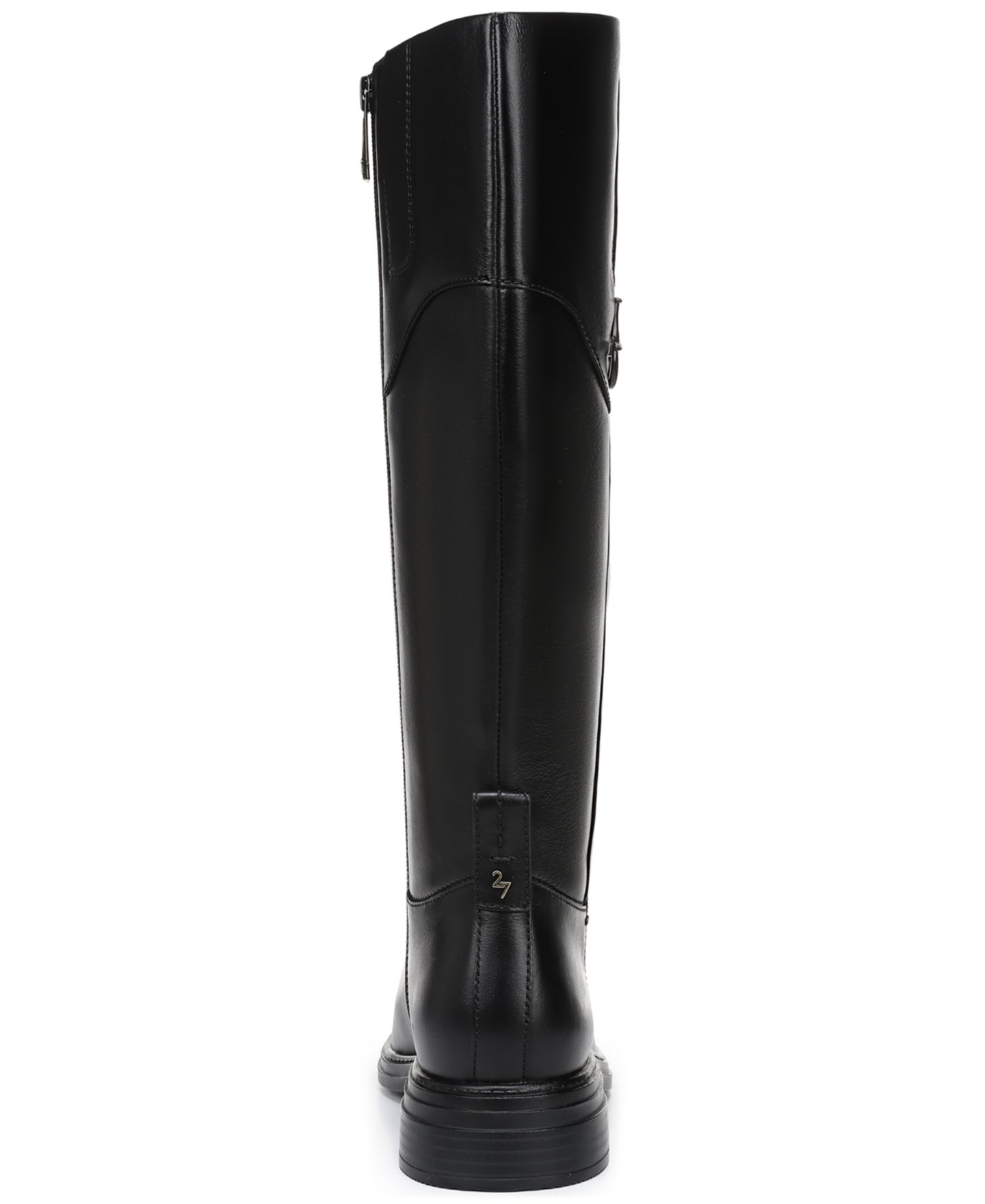 Женские ботинки 27 EDIT Naturalizer Oslo Wide Calf Tall Riding, цвет: Чёрный кожаный — фото 3