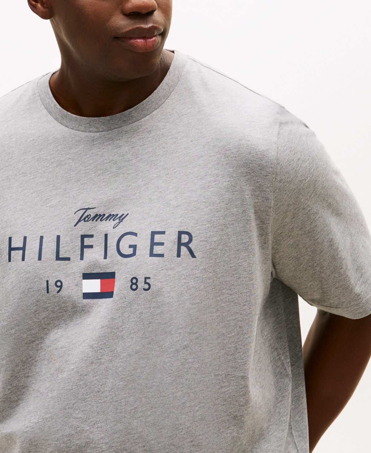Tommy Hilfiger Men's Big & Tall Classic-fit T-shirt In Multi