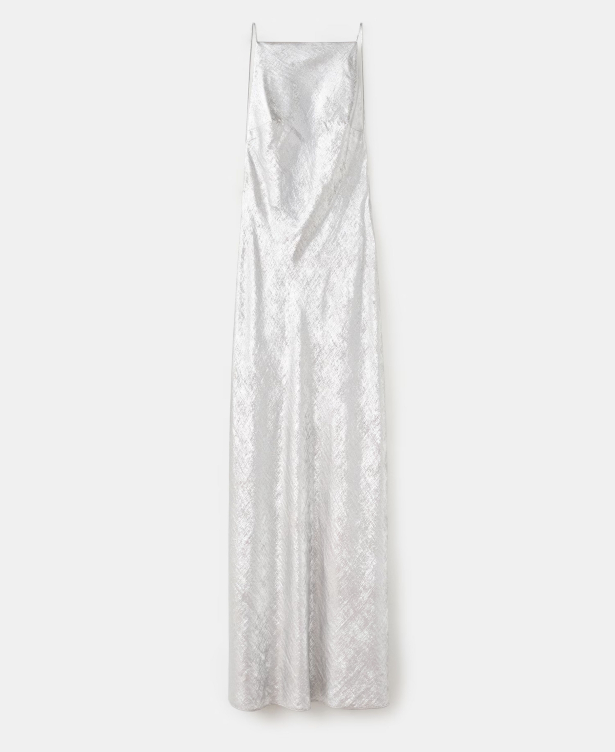 Mango Women's Metallic Open Back Dress