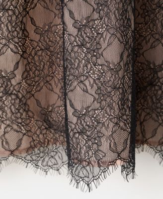 Women's Ruff Collar Detail Lace Top