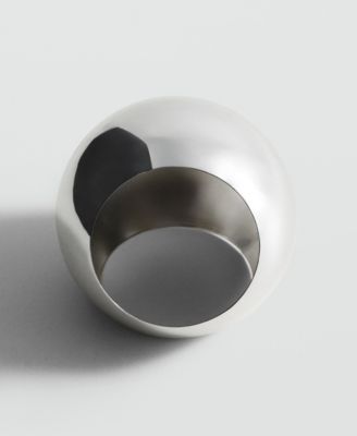 Women's Stainless Steel Oval Rigid Bracelet