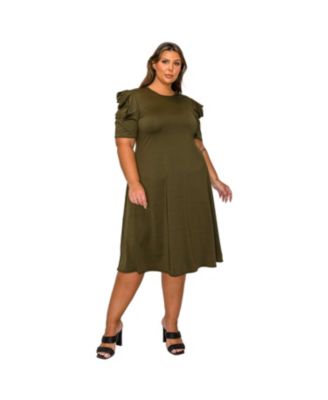 Plus Size Aleyna Flare Dress
