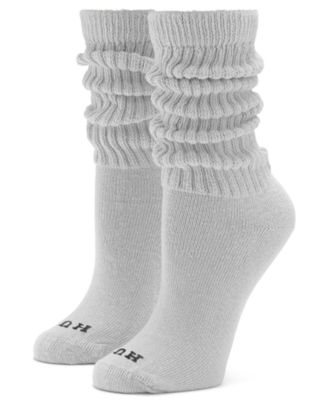 Women's 4-Pack Wide Ribbed Slouch Casual Socks
