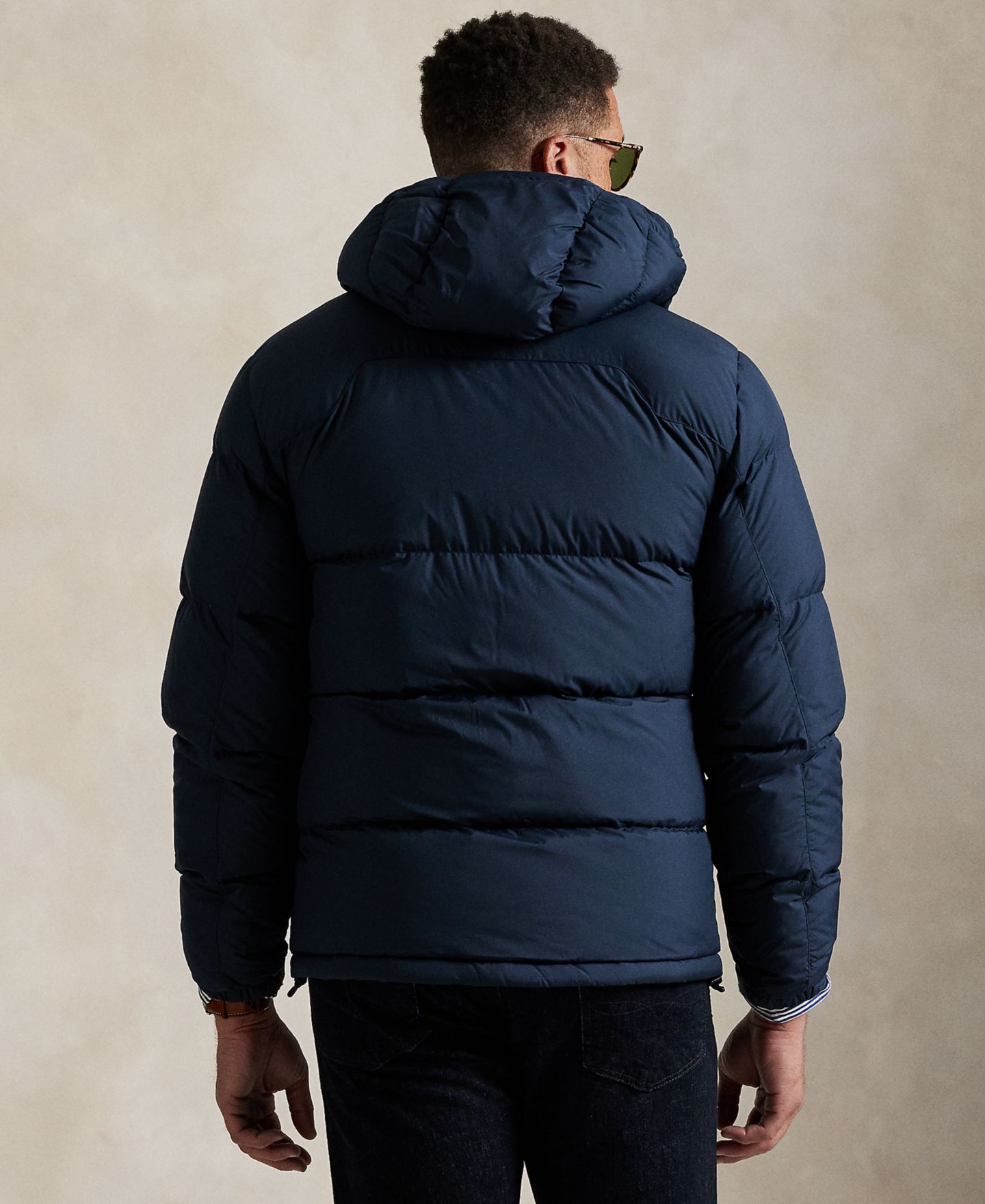 Мужская куртка Polo Ralph Lauren Big & Tall Gorham Down Jacket, цвет: Тёмно-синий — фото 6