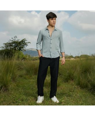 Men's Cloud Grey Trough-Tactile Shirt