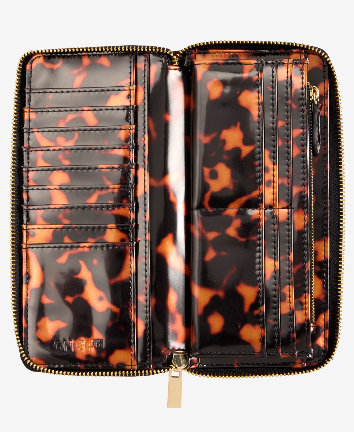 On 34th Angii Solid Zip-around Wallet, Macy's Exclusive In Multi
