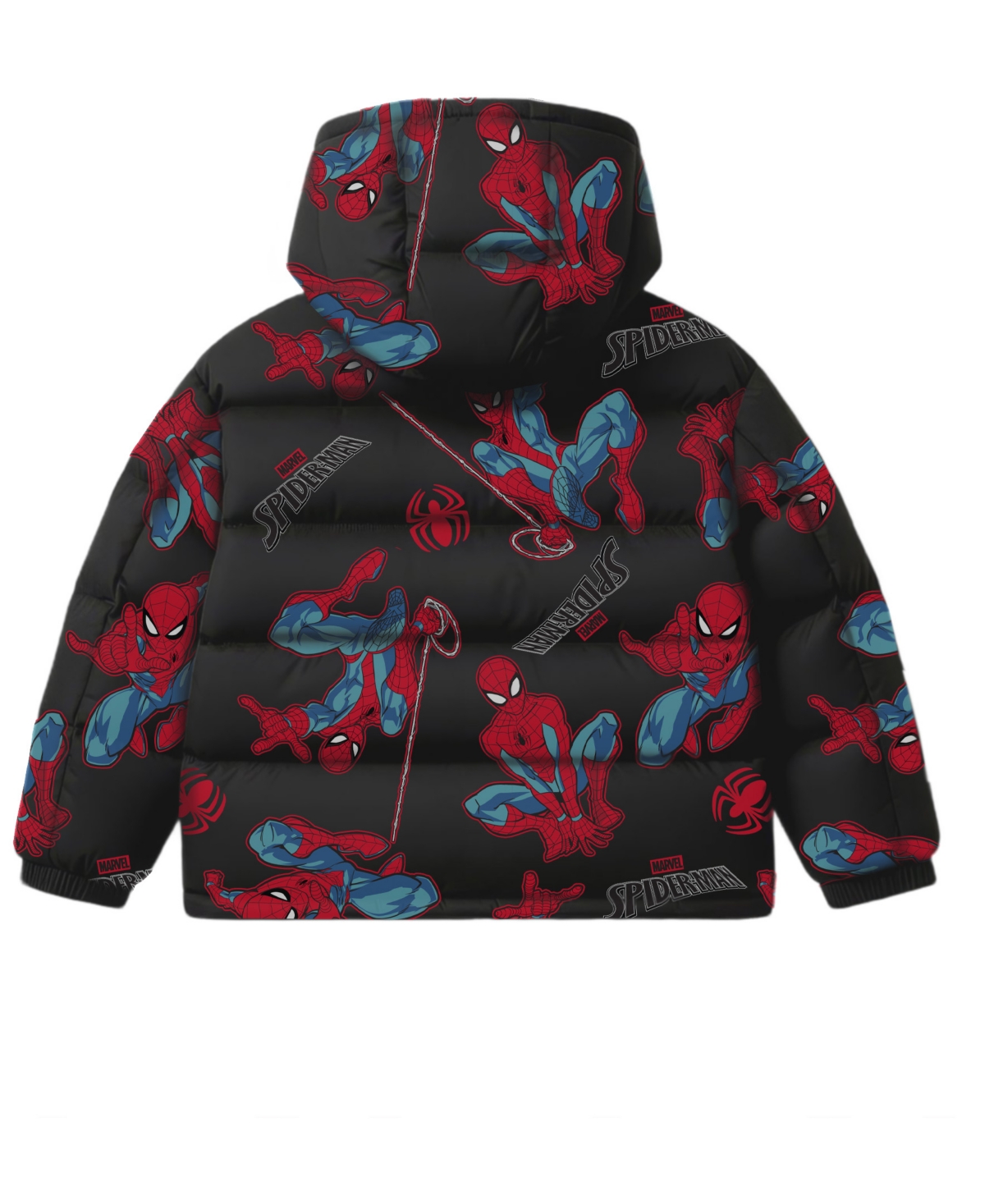 Spider-Man Boys 2T-7 Printed Puffer Jacket