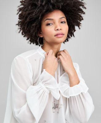 Women's Beaded Floral Blouse, Macy's Exclusive