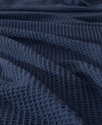 Waffle Weave Textured Cotton Blanket