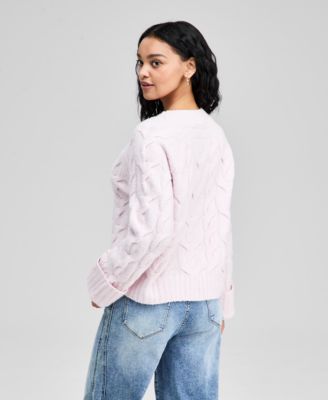 Women's Long-Sleeve V-Neck Sweater, Macy's Exclusive