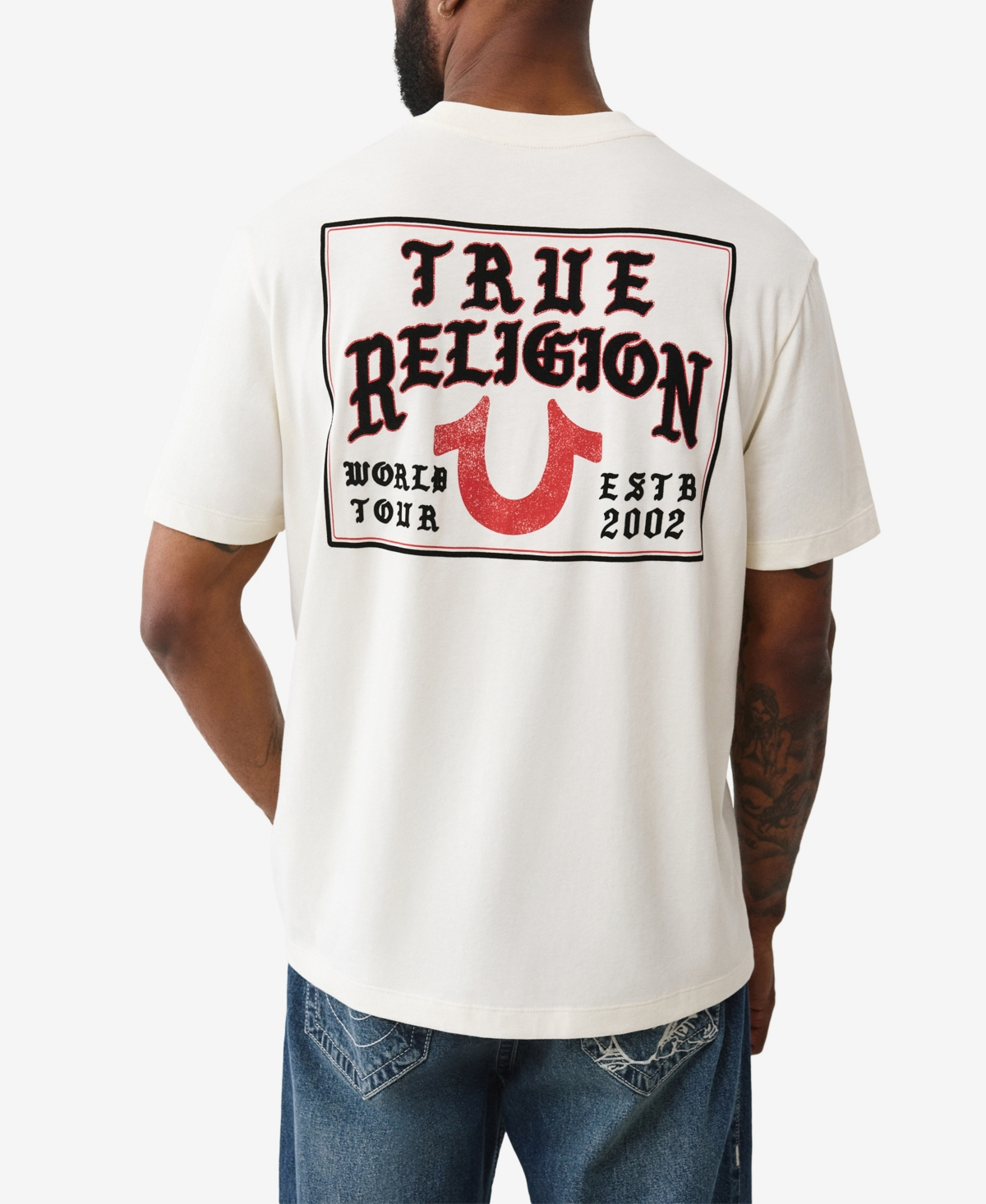 True Religion Men's Short-Sleeve Flag T-Shirt