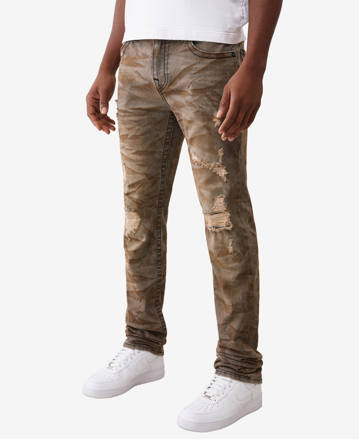 True Religion Men's Stacked Rocco Skinny Jeans