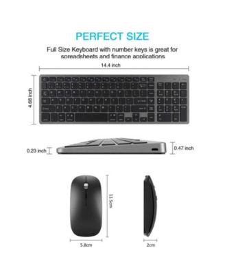 2.4G Wireless Keyboard and Mouse Combo