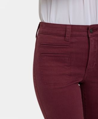 Petite Marilyn Straight Utility Jeans