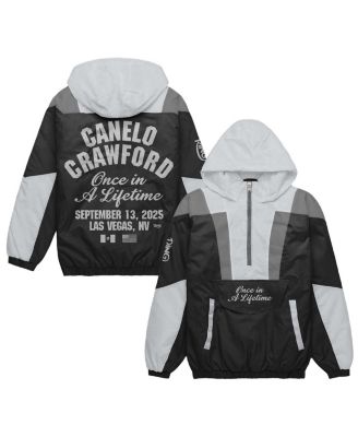 Canelo Vs Crawford - Men's Black Once In A Lifetime Half-Zip Jacket