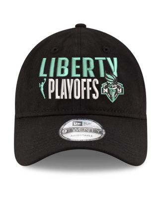 Men's and Women's Black New York Liberty 2025 WNBA Playoffs 9TWENTY Adjustable Hat