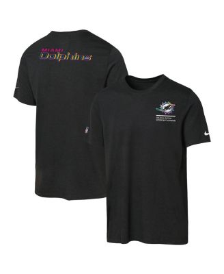 Nike - Big Boys and Girls Black Miami Dolphins 2025 NFL Crucial Catch Tri-Blend Dri-FIT T-Shirt