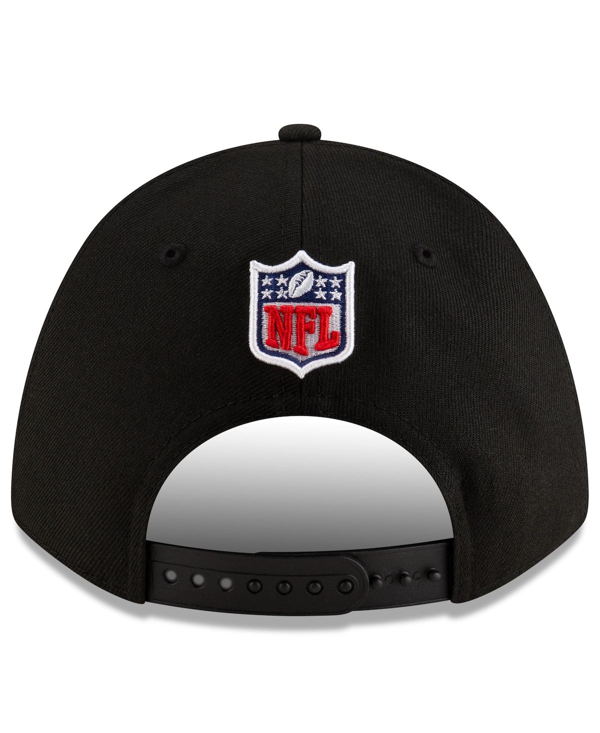 New Era Men's Black San Francisco 49ers 2025 Rivalries Collection Sideline A-Frame 9FORTY Adjustable Hat